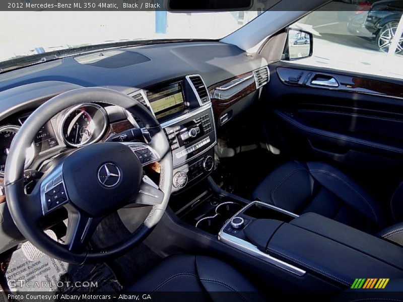 Black / Black 2012 Mercedes-Benz ML 350 4Matic