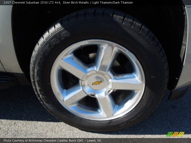 Silver Birch Metallic / Light Titanium/Dark Titanium 2007 Chevrolet Suburban 1500 LTZ 4x4