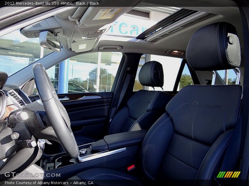 Black / Black 2012 Mercedes-Benz ML 350 4Matic