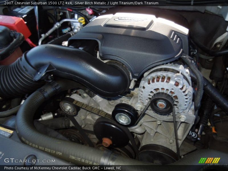 Silver Birch Metallic / Light Titanium/Dark Titanium 2007 Chevrolet Suburban 1500 LTZ 4x4