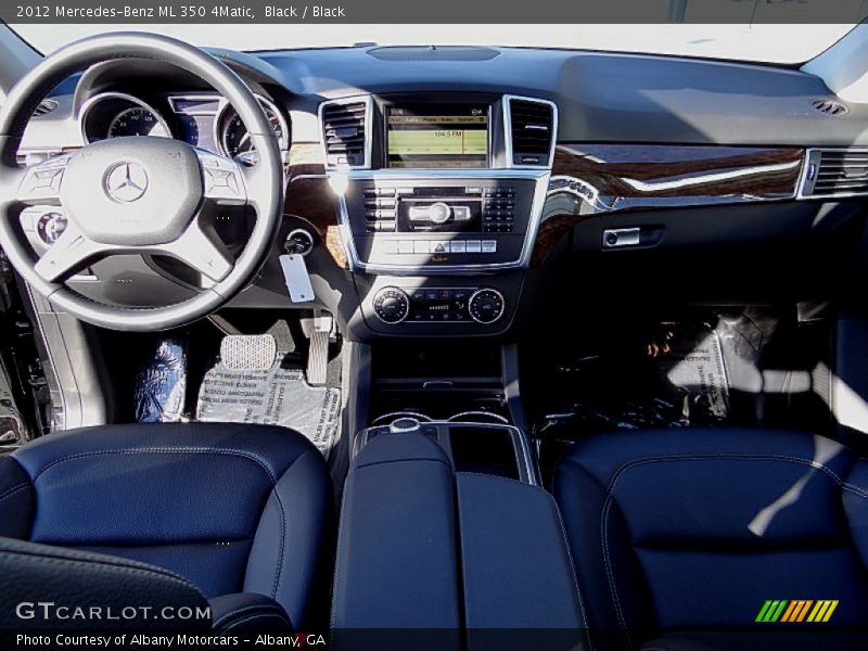 Black / Black 2012 Mercedes-Benz ML 350 4Matic