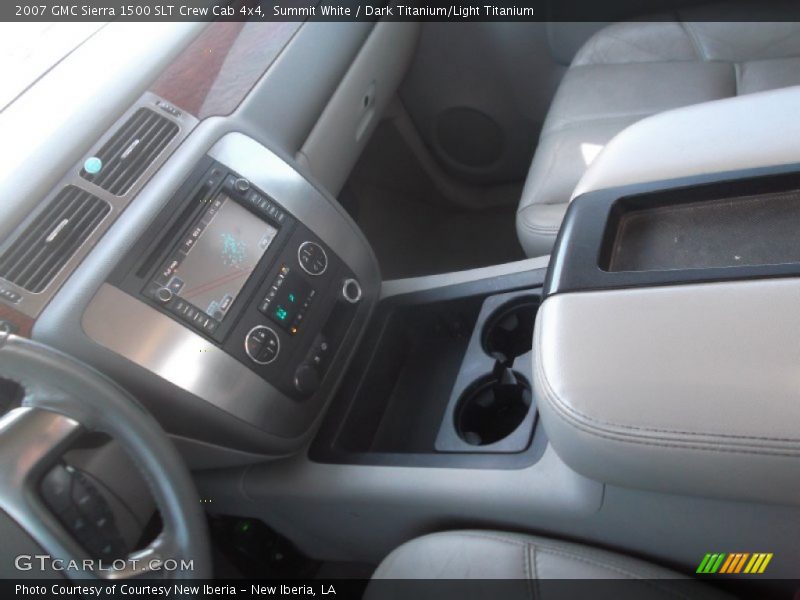 Summit White / Dark Titanium/Light Titanium 2007 GMC Sierra 1500 SLT Crew Cab 4x4