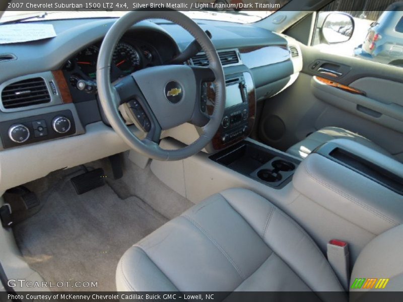 Silver Birch Metallic / Light Titanium/Dark Titanium 2007 Chevrolet Suburban 1500 LTZ 4x4