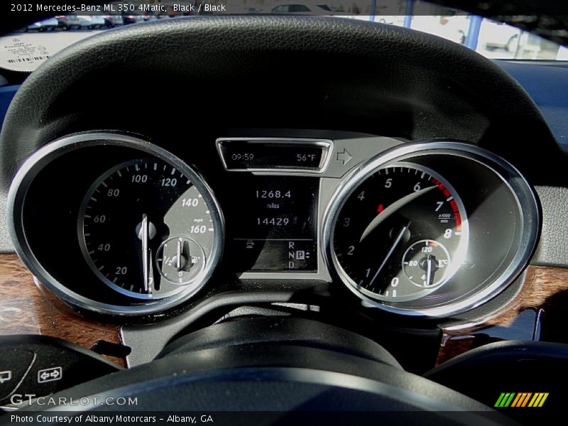 Black / Black 2012 Mercedes-Benz ML 350 4Matic