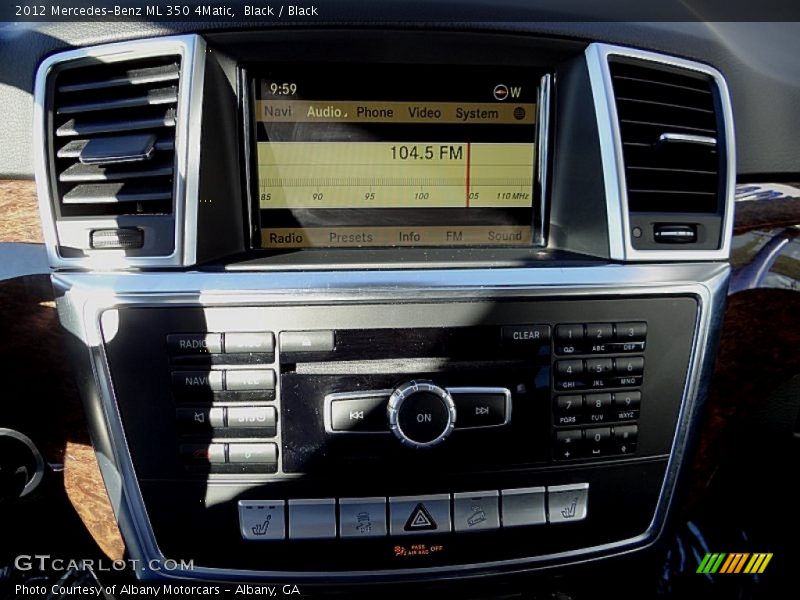 Black / Black 2012 Mercedes-Benz ML 350 4Matic