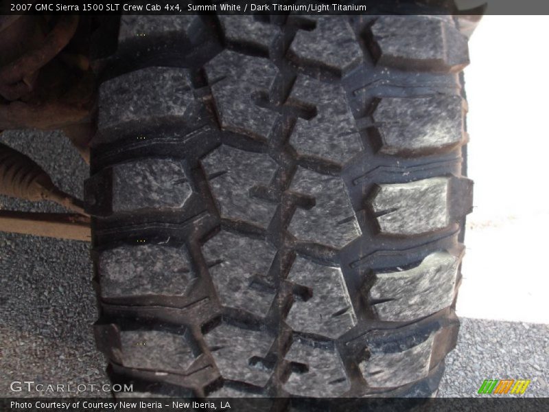 Summit White / Dark Titanium/Light Titanium 2007 GMC Sierra 1500 SLT Crew Cab 4x4