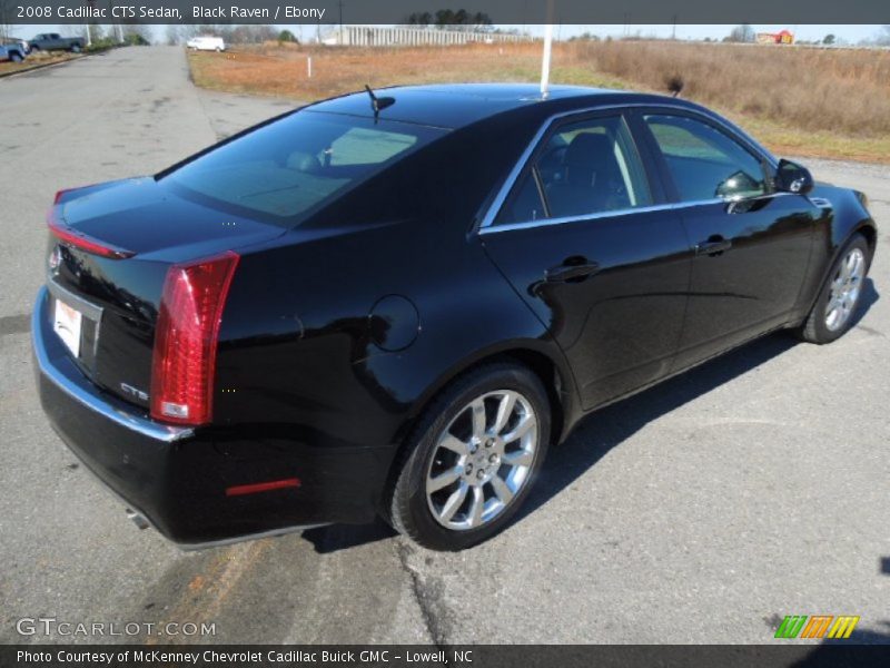Black Raven / Ebony 2008 Cadillac CTS Sedan