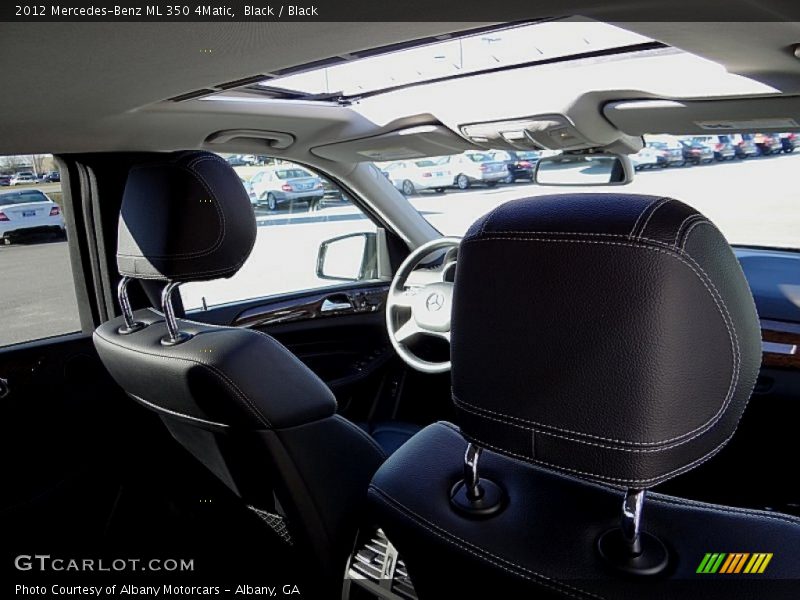 Black / Black 2012 Mercedes-Benz ML 350 4Matic