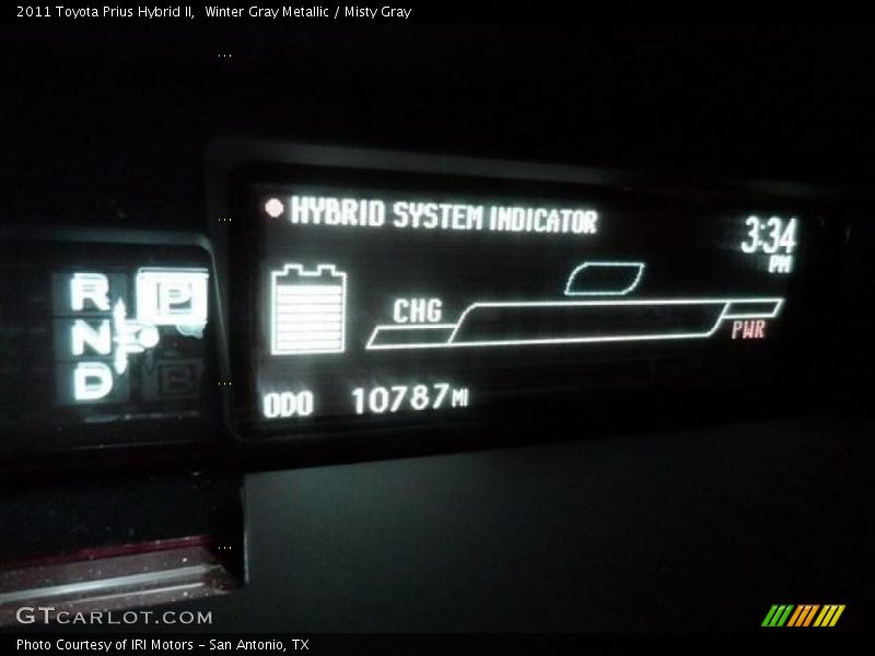 Winter Gray Metallic / Misty Gray 2011 Toyota Prius Hybrid II