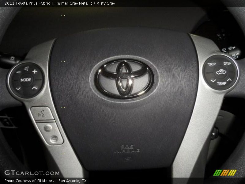 Winter Gray Metallic / Misty Gray 2011 Toyota Prius Hybrid II