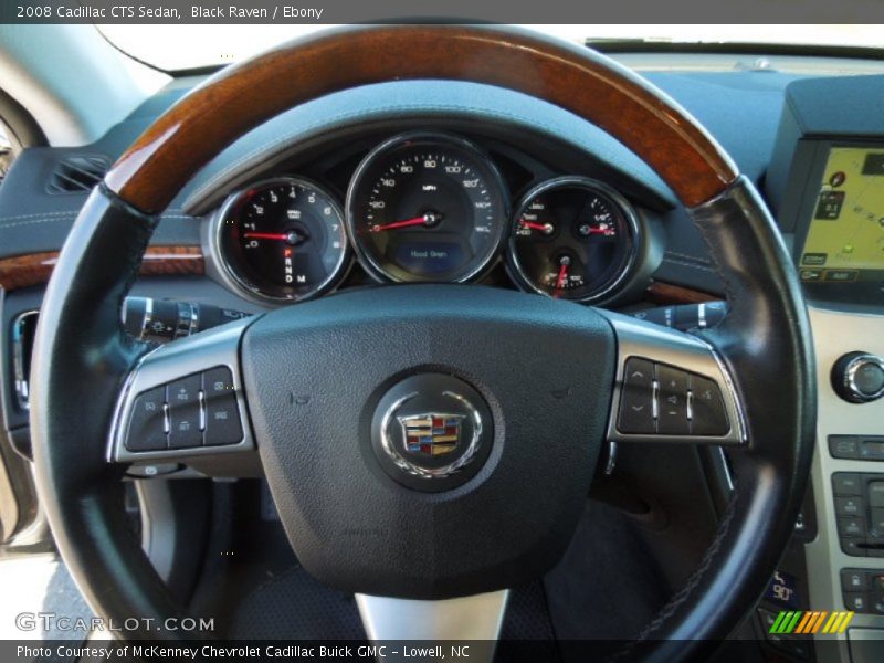 Black Raven / Ebony 2008 Cadillac CTS Sedan