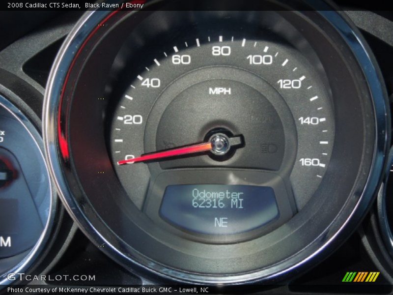 Black Raven / Ebony 2008 Cadillac CTS Sedan