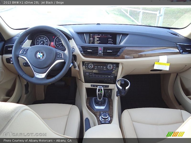 Jet Black / Beige 2013 BMW X1 sDrive 28i