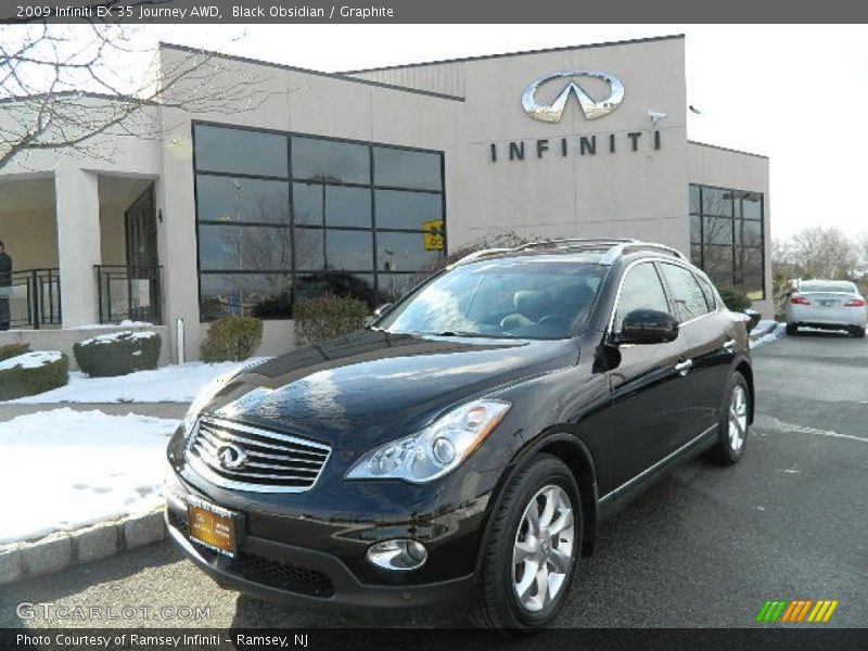 Black Obsidian / Graphite 2009 Infiniti EX 35 Journey AWD