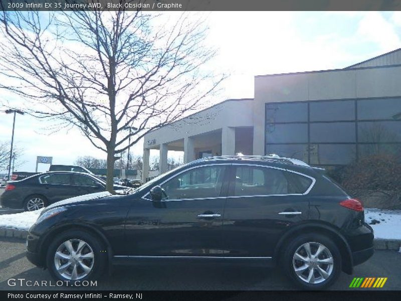 Black Obsidian / Graphite 2009 Infiniti EX 35 Journey AWD