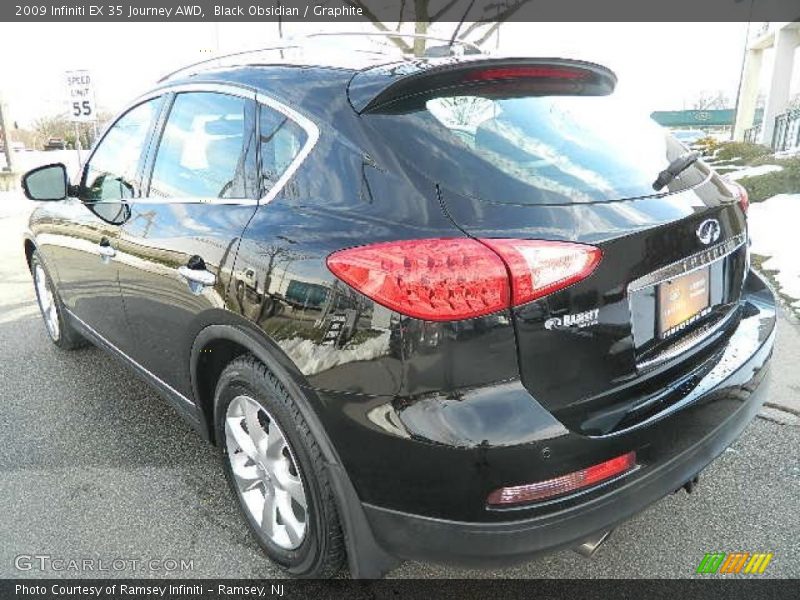 Black Obsidian / Graphite 2009 Infiniti EX 35 Journey AWD