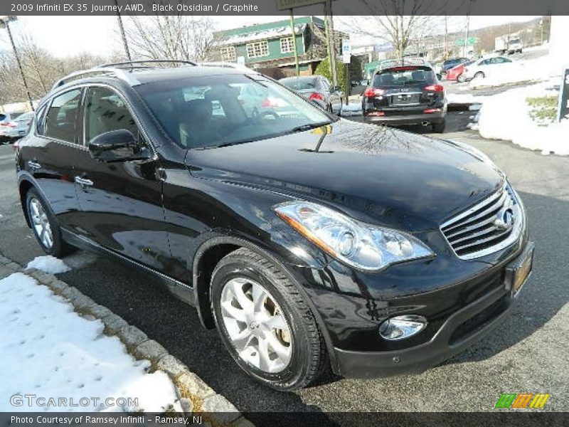 Black Obsidian / Graphite 2009 Infiniti EX 35 Journey AWD