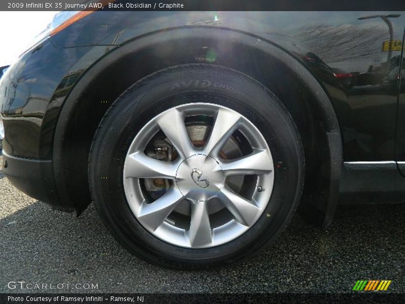 Black Obsidian / Graphite 2009 Infiniti EX 35 Journey AWD
