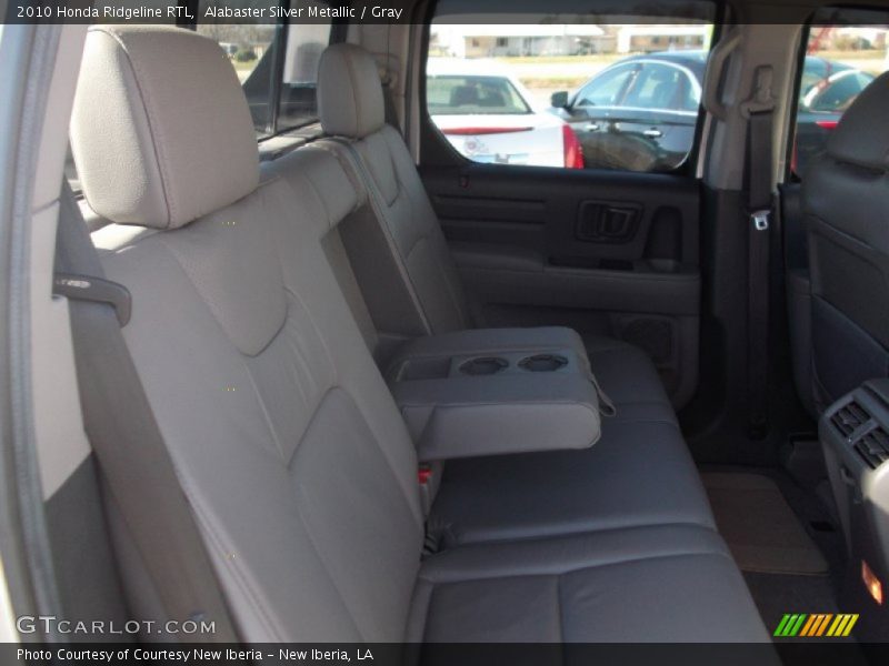 Alabaster Silver Metallic / Gray 2010 Honda Ridgeline RTL