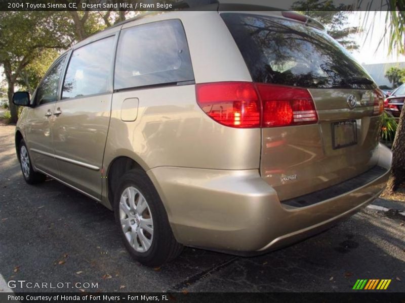 Desert Sand Mica / Fawn Beige 2004 Toyota Sienna CE