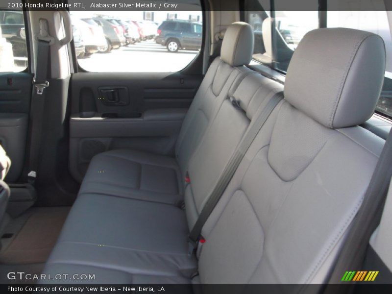 Alabaster Silver Metallic / Gray 2010 Honda Ridgeline RTL