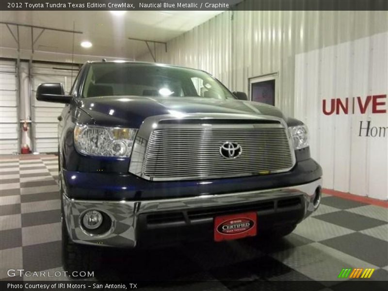 Nautical Blue Metallic / Graphite 2012 Toyota Tundra Texas Edition CrewMax