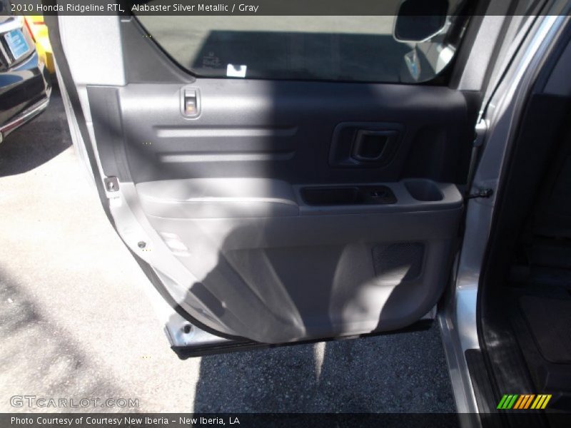 Alabaster Silver Metallic / Gray 2010 Honda Ridgeline RTL