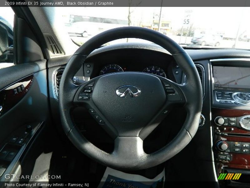Black Obsidian / Graphite 2009 Infiniti EX 35 Journey AWD