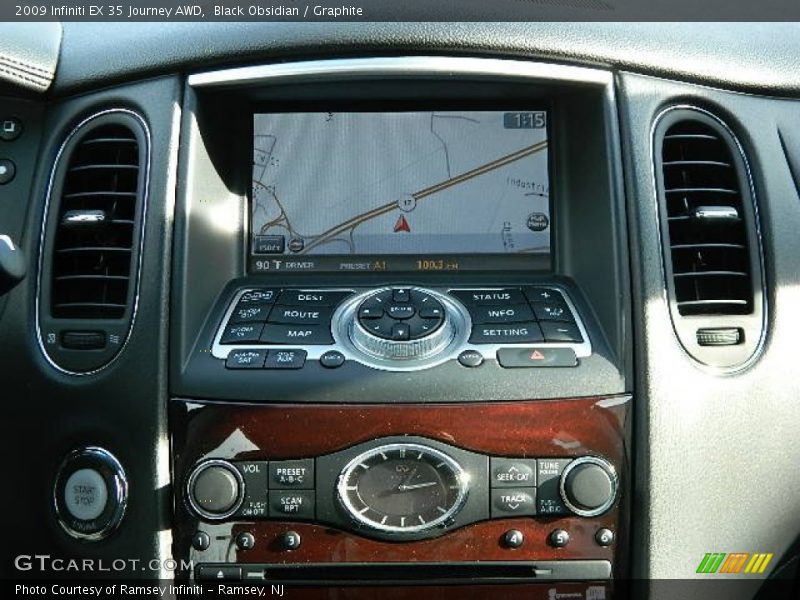 Black Obsidian / Graphite 2009 Infiniti EX 35 Journey AWD