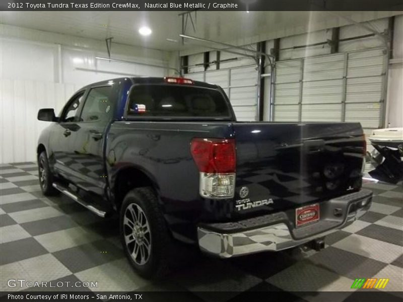Nautical Blue Metallic / Graphite 2012 Toyota Tundra Texas Edition CrewMax