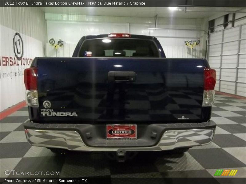 Nautical Blue Metallic / Graphite 2012 Toyota Tundra Texas Edition CrewMax