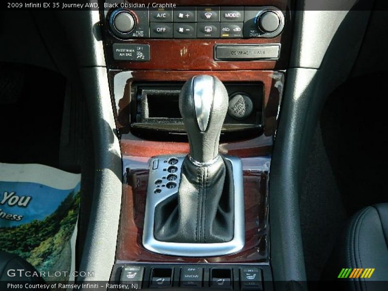Black Obsidian / Graphite 2009 Infiniti EX 35 Journey AWD