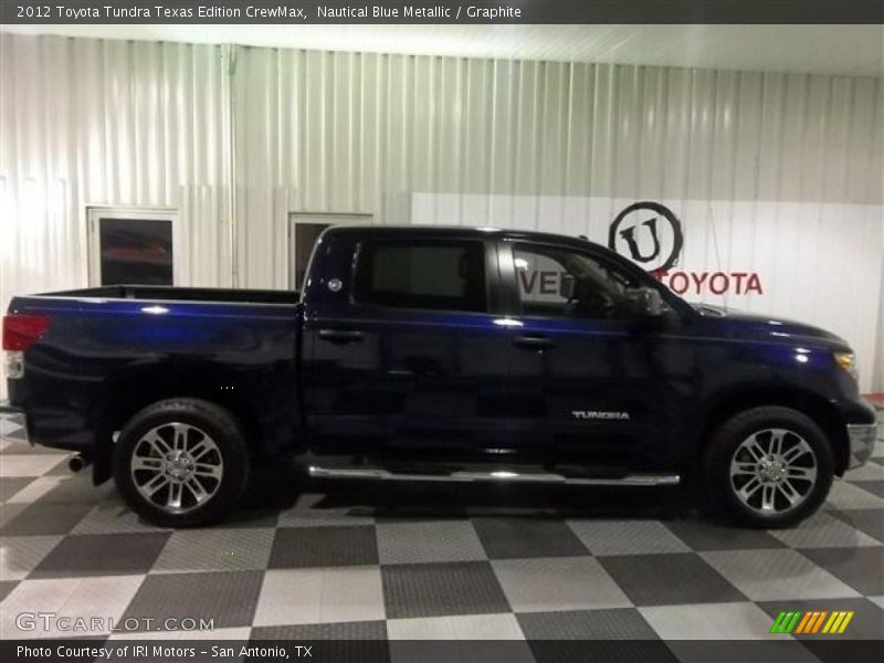 Nautical Blue Metallic / Graphite 2012 Toyota Tundra Texas Edition CrewMax