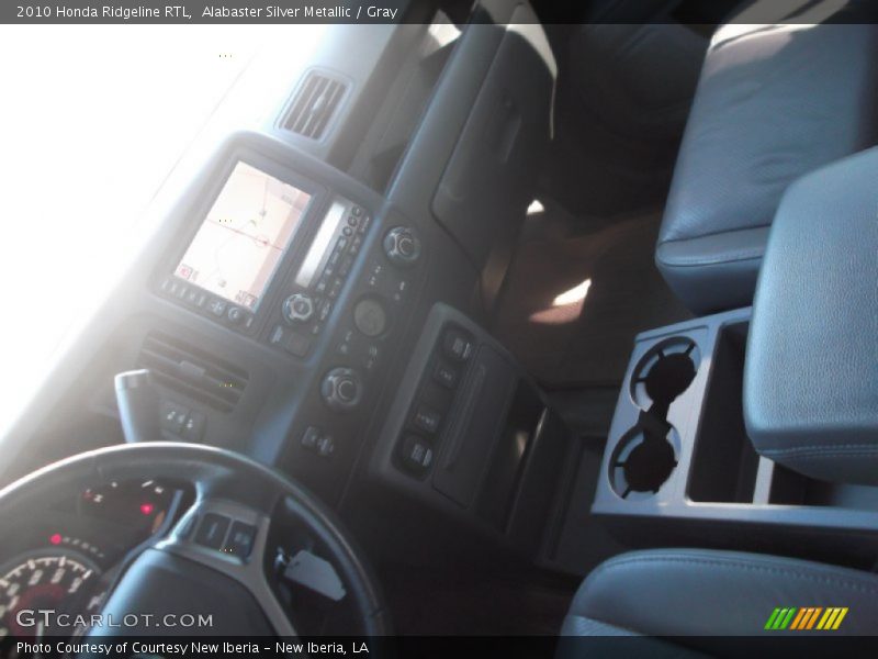 Alabaster Silver Metallic / Gray 2010 Honda Ridgeline RTL