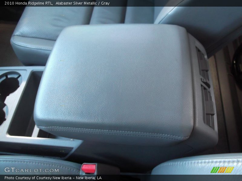 Alabaster Silver Metallic / Gray 2010 Honda Ridgeline RTL