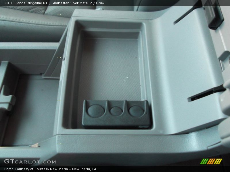 Alabaster Silver Metallic / Gray 2010 Honda Ridgeline RTL
