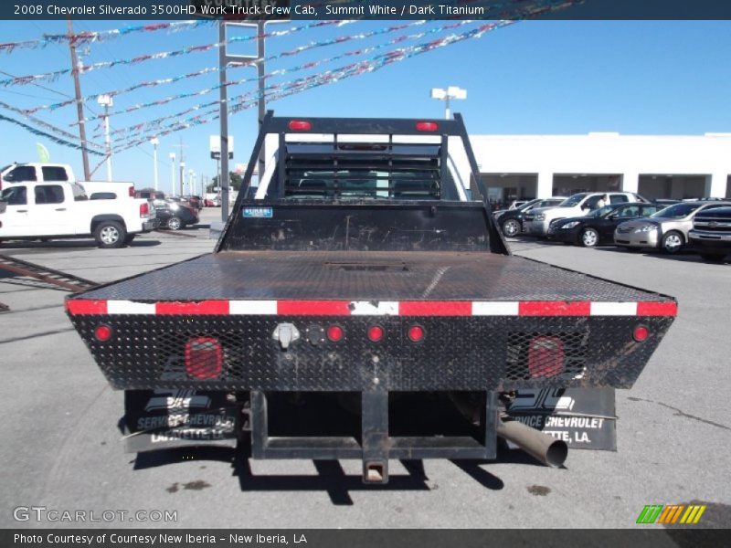 Summit White / Dark Titanium 2008 Chevrolet Silverado 3500HD Work Truck Crew Cab