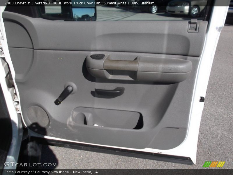 Summit White / Dark Titanium 2008 Chevrolet Silverado 3500HD Work Truck Crew Cab