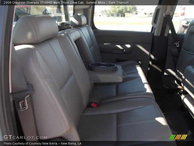 Summit White / Dark Titanium 2008 Chevrolet Silverado 3500HD Work Truck Crew Cab