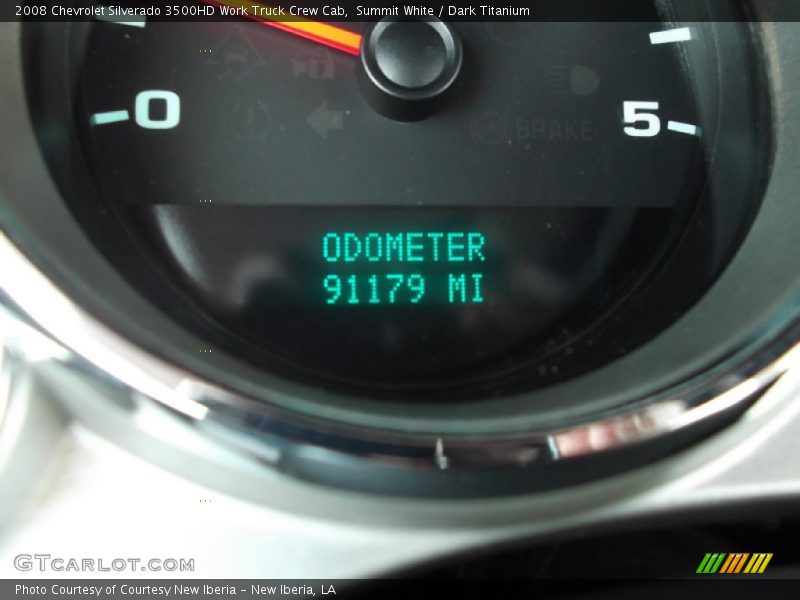 Summit White / Dark Titanium 2008 Chevrolet Silverado 3500HD Work Truck Crew Cab