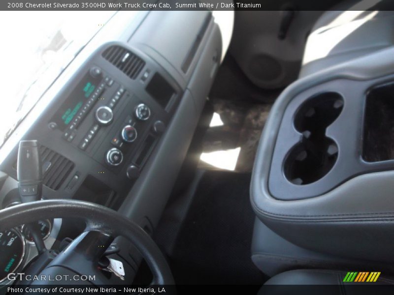 Summit White / Dark Titanium 2008 Chevrolet Silverado 3500HD Work Truck Crew Cab