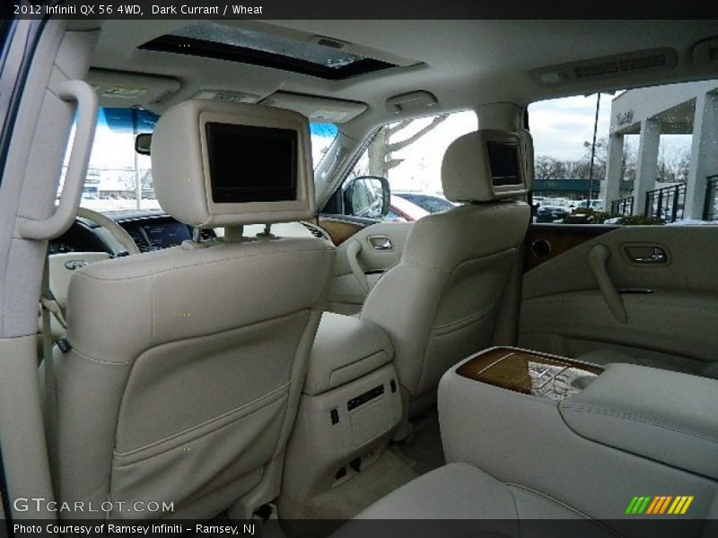 Dark Currant / Wheat 2012 Infiniti QX 56 4WD