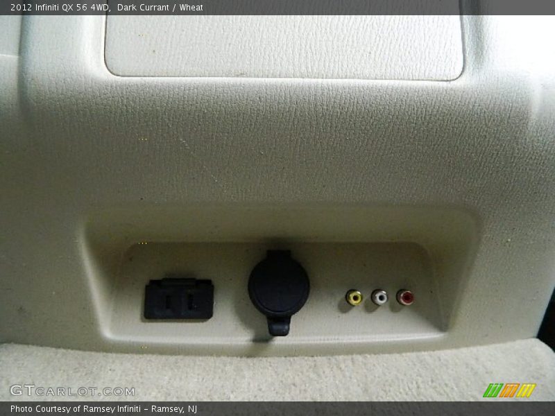 Dark Currant / Wheat 2012 Infiniti QX 56 4WD