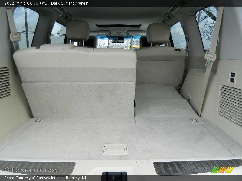 Dark Currant / Wheat 2012 Infiniti QX 56 4WD