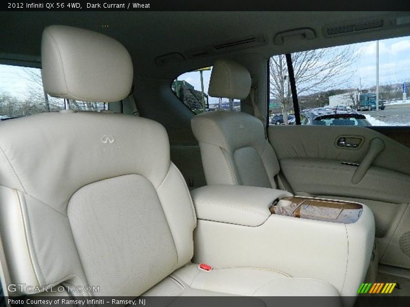 Dark Currant / Wheat 2012 Infiniti QX 56 4WD