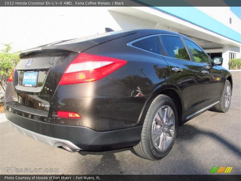 Kona Coffee Metallic / Black 2013 Honda Crosstour EX-L V-6 4WD