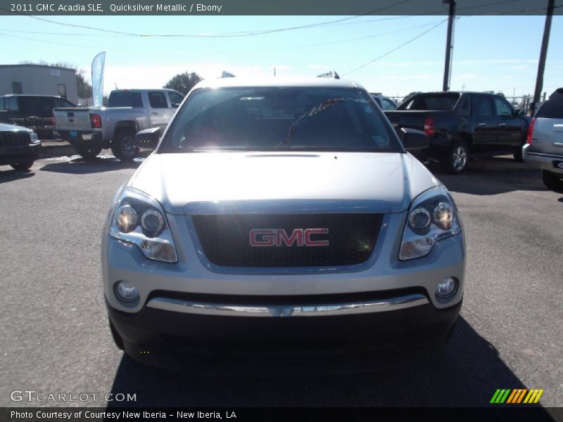 Quicksilver Metallic / Ebony 2011 GMC Acadia SLE