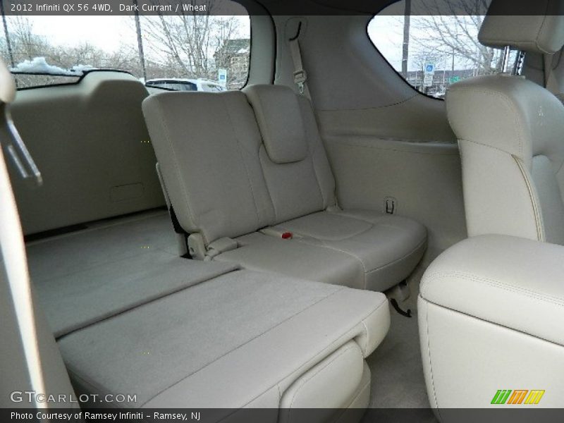 Dark Currant / Wheat 2012 Infiniti QX 56 4WD
