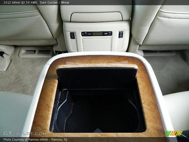 Dark Currant / Wheat 2012 Infiniti QX 56 4WD