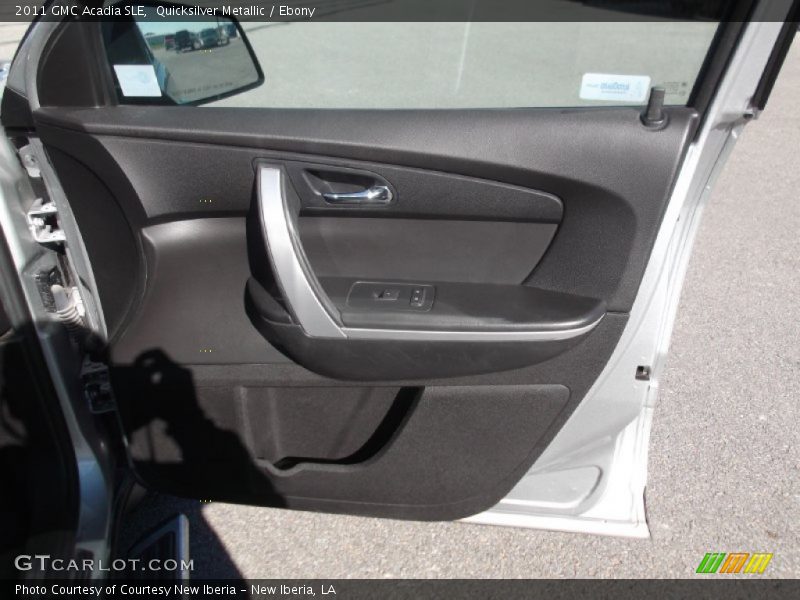 Quicksilver Metallic / Ebony 2011 GMC Acadia SLE